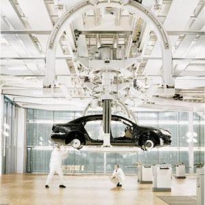 Produktionshalle Auto